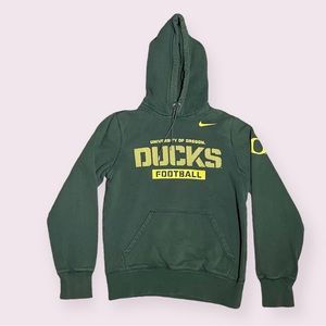 Nike University of Oregon Ducks Football Green Hoodie Size Small